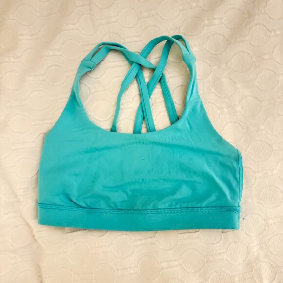 Lululemon Energy Bra - Paradise Green Size 6 - Picture 2 of 3
